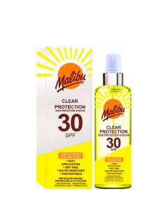 Malibu Clear Protection Sun Spray SPF30, 250 ml.